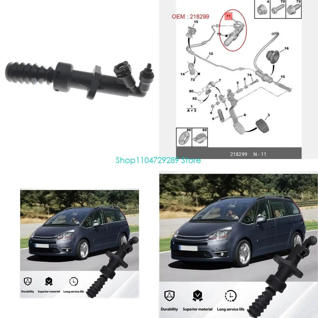 

D8KE Premium Clutch Slave Cylinder Advanced Hydraulic Design Replacement 218299 For Seamless Driving Experience