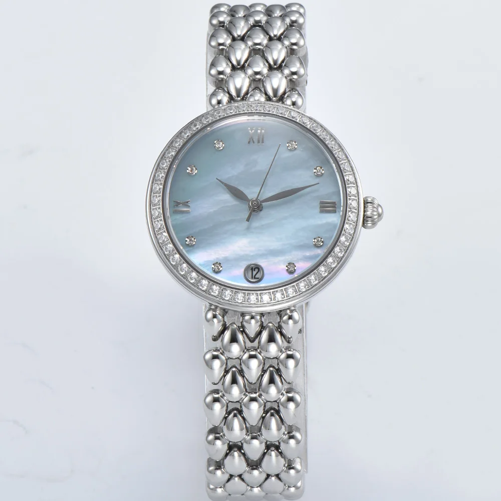 32.3mm Women Watch Pearl Dial Customizable Watch Fashion Watch Mechanical Automatic Waterproof 5ATM High Quality Custom Gift