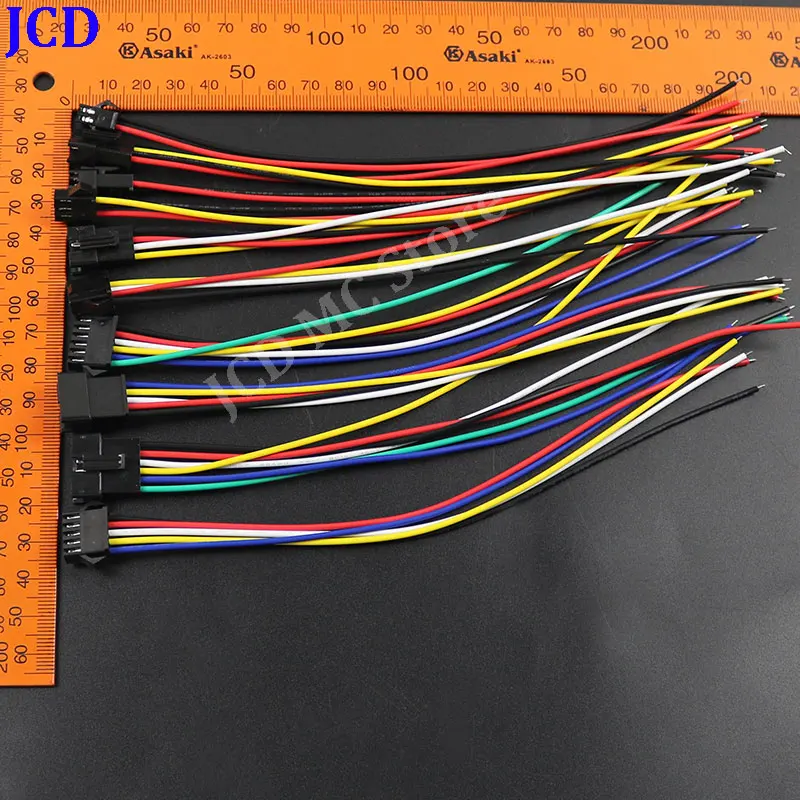 1-10Pairs SM 2.54 2/3/4/5/6P Male Female Plug Pitch 2.54mm Wire Connector SM Male & Female Battery Charging Cable 20CM 22AWG - Image 5
