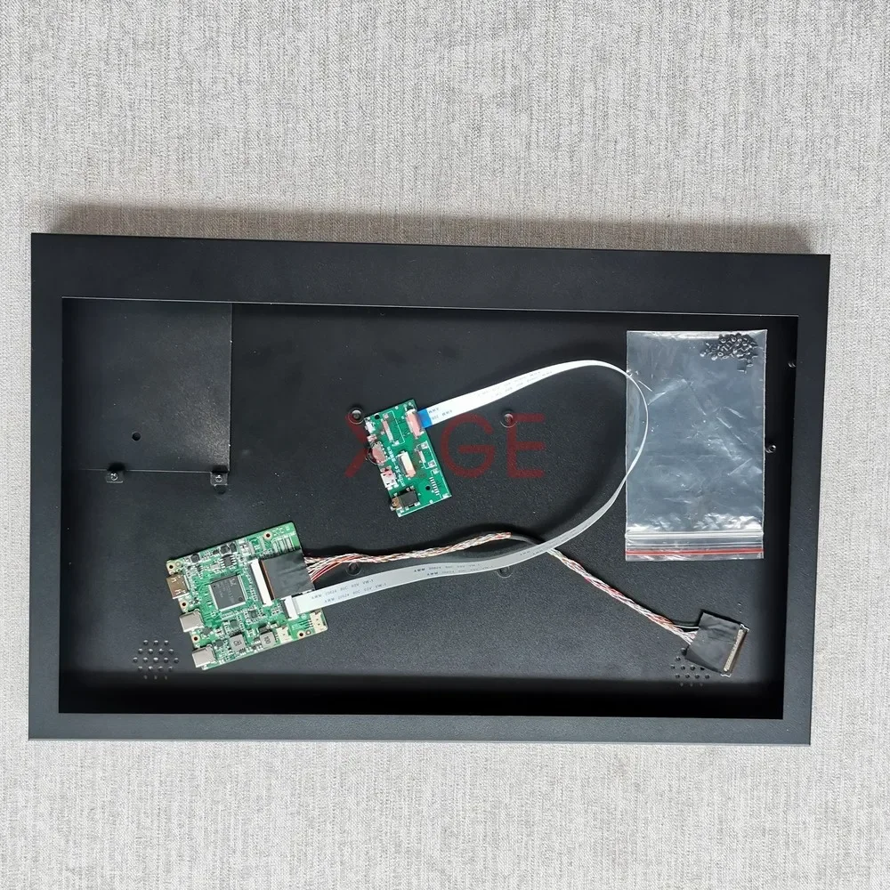 

For B156XW02 V0/V1/V2/V3/V6/V7 1366x768 USBC 3.0 Laptop Panel LVDS 40 Pin TYPE-C Mini-HDMI 15.6" Metal Case+Controller Board Kit