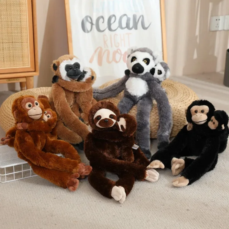 

Kawaii Monkey Plush Doll Cute Cartoon Gorilla Toy Super Soft Orangutan Stuffed Toys Sleeping Partner Birthday Gift For Kids