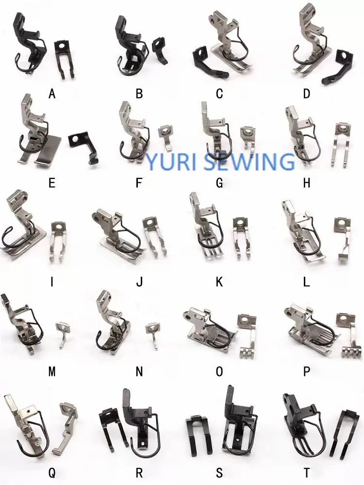 JUK 5490 synchronous DY machine presser foot two rows of teeth pressure foot for industrial sewing machine parts