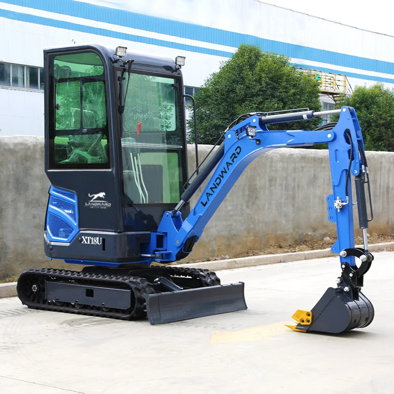 

Europe Garden Farm Use Mini Digger High Quality 2 Ton Small Excavator Factory Direct Sale 1.8 Ton Crawler Excavator Customized