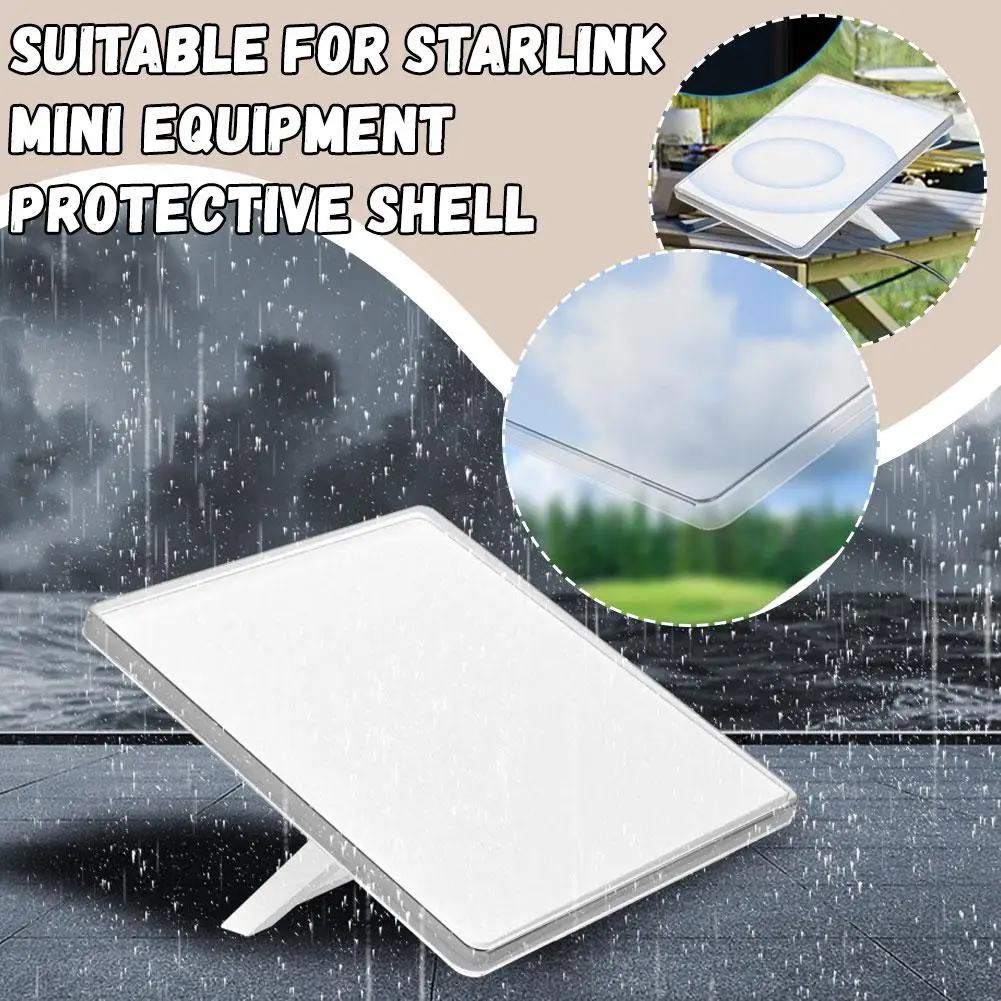 For Starlink Mini Device Mini Antenna Protective Plastic Accessories Satellite M8p9