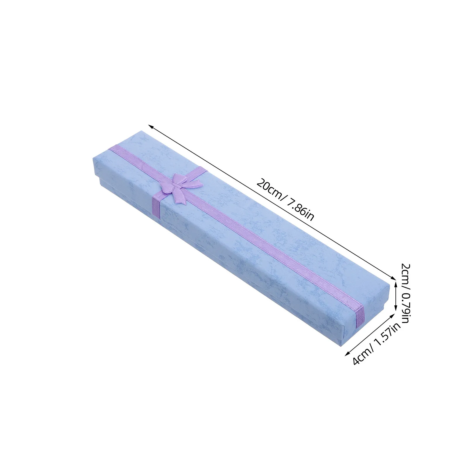صناديق الأساور مستطيل تغليف المجوهرات صندوق تخزين الإسورة الورقية لسلسلة المعصم قلادة عرض حقيبة النقل