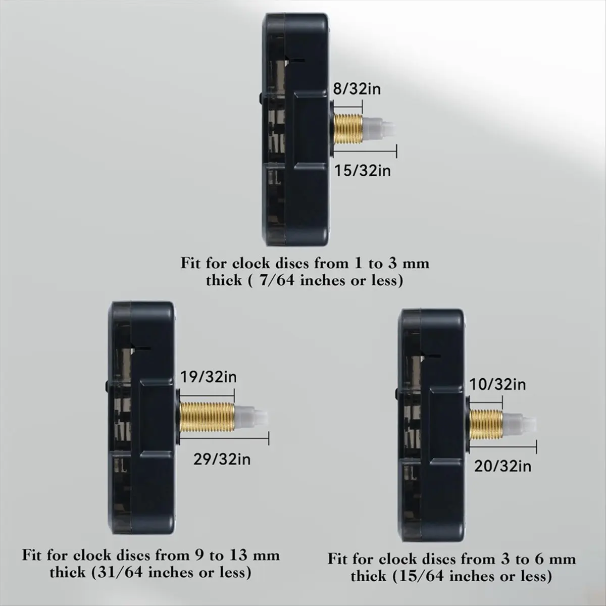 

AA83 Замена часового механизма на батарейках, бесшумные часы, комплект часов, ручные DIY, запасные части, длина вала 12 мм + 16 мм + 23 мм