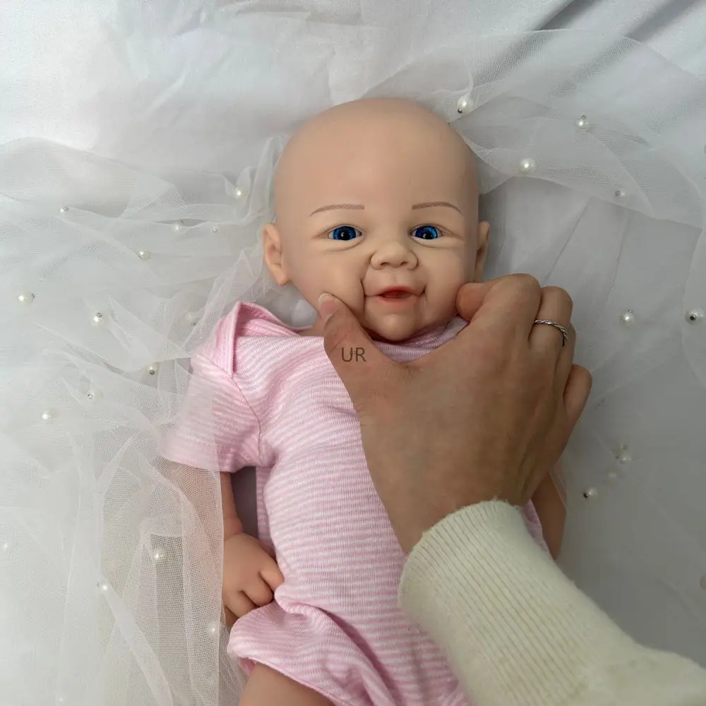 43cm Realistic Silicone Reborn Baby Girl Dolls Lifelike Expressions And Soft Bodies For Artistic Displays Creative Inspiration