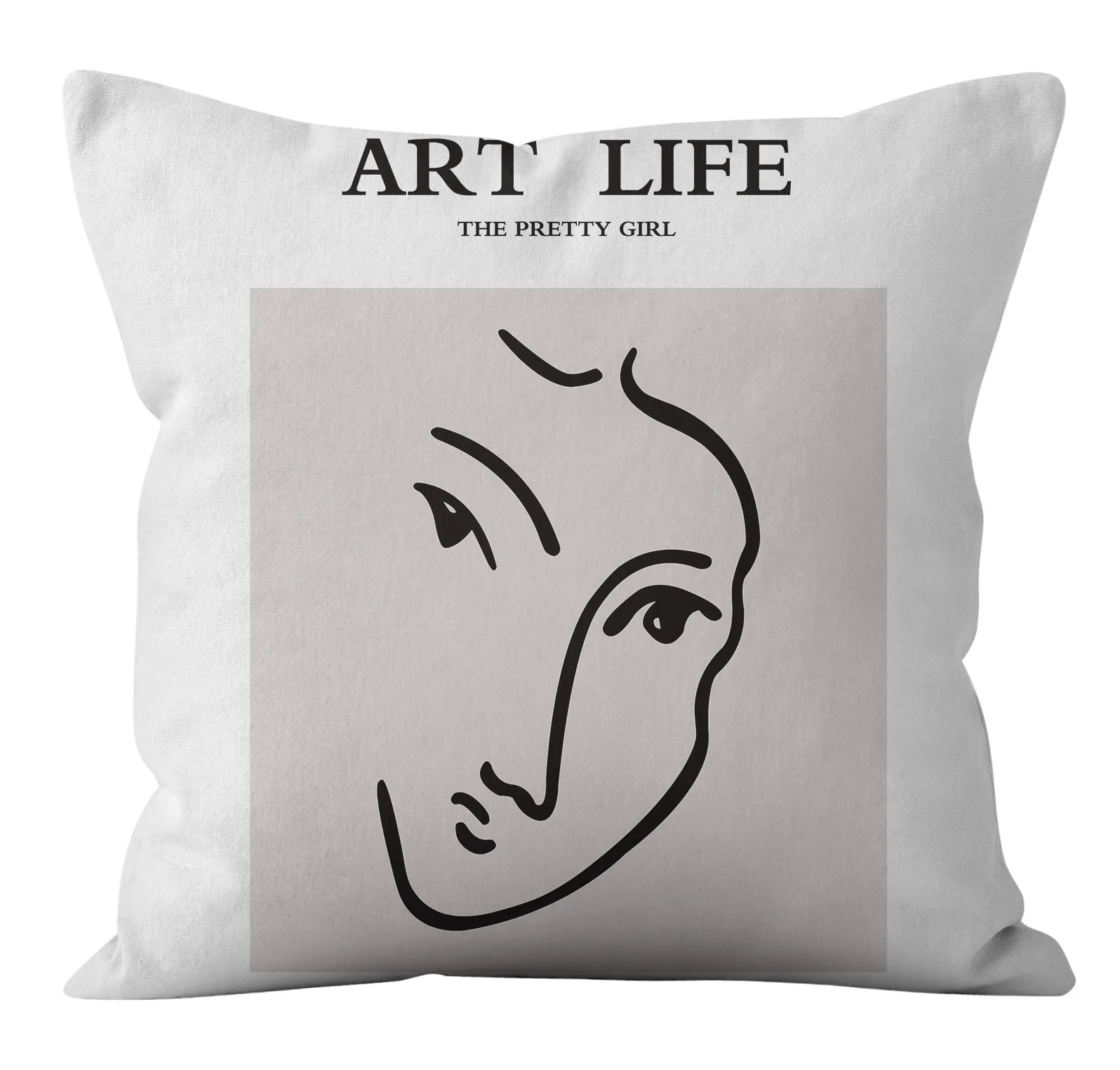 45x45cm Nordic Abstract Series Printed Pattern Cushion Cover for Home Office Bedroom Sofa Car Decoration Throw Pillow