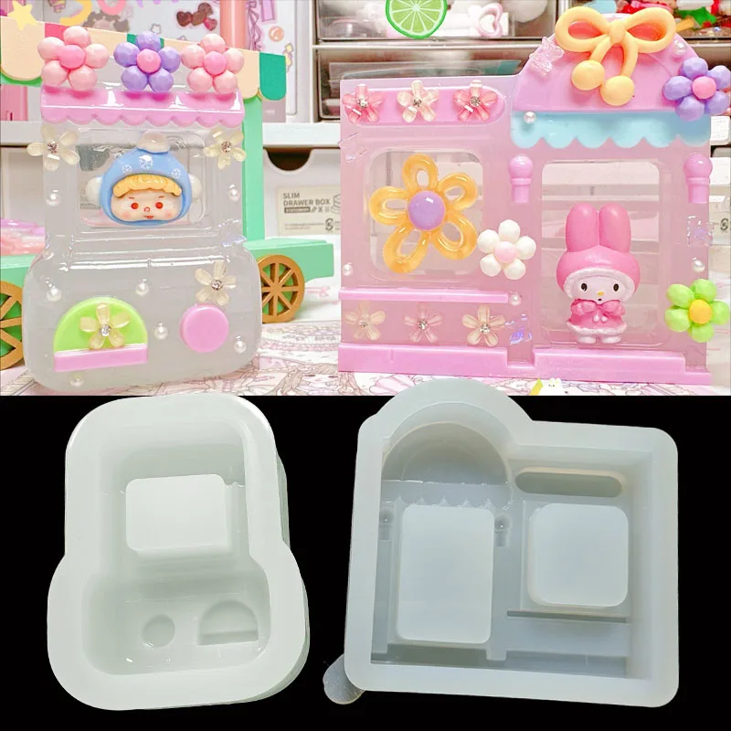 

Candy Shop Doll Machine Shaped Silicone Epoxy Resin Mold Jewelry Accessories Jewelry Tool