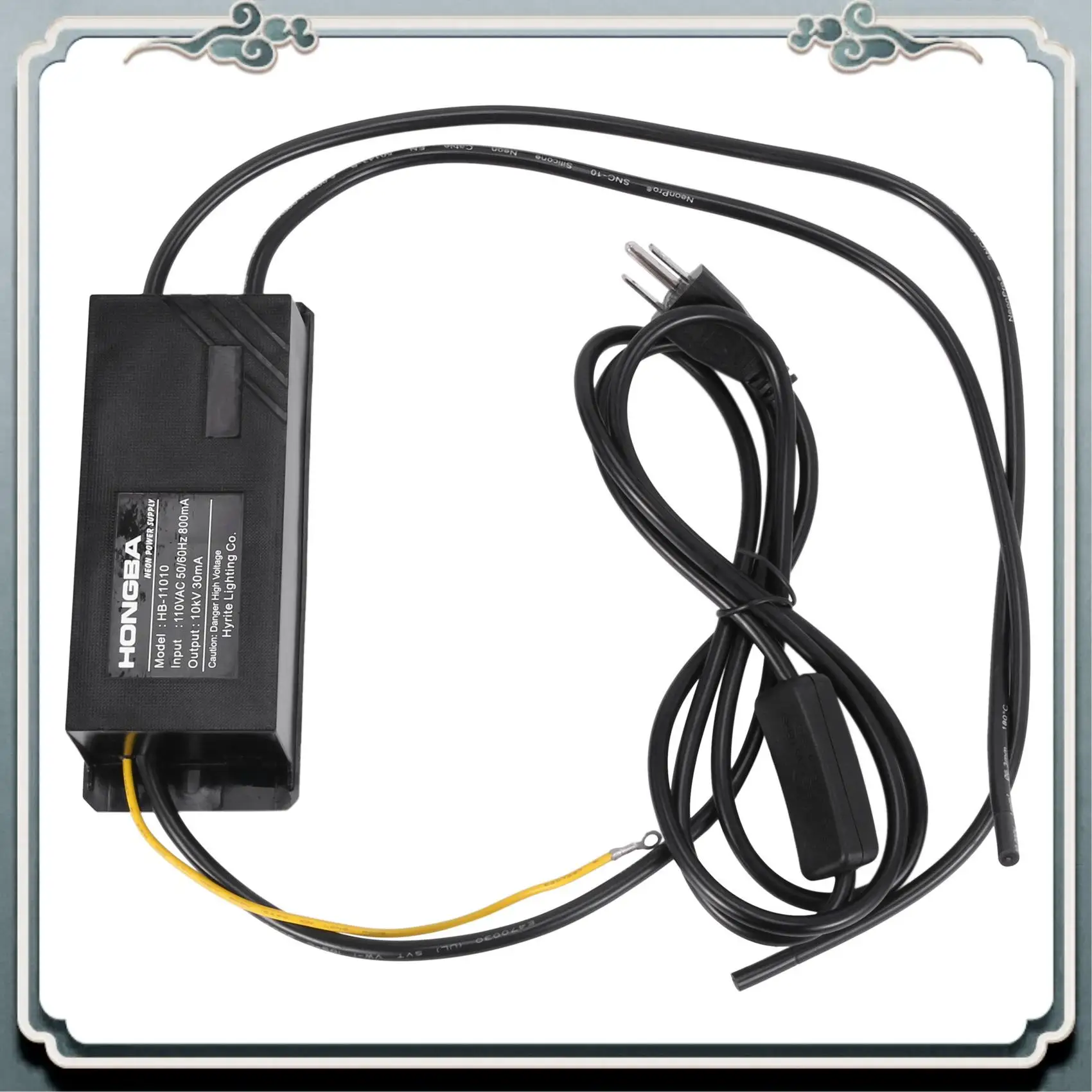 Durable 10 KV 120V Neon Light Sign Transformer For Neon Sign Power Supply Beer Bar Neon Signs US Plug