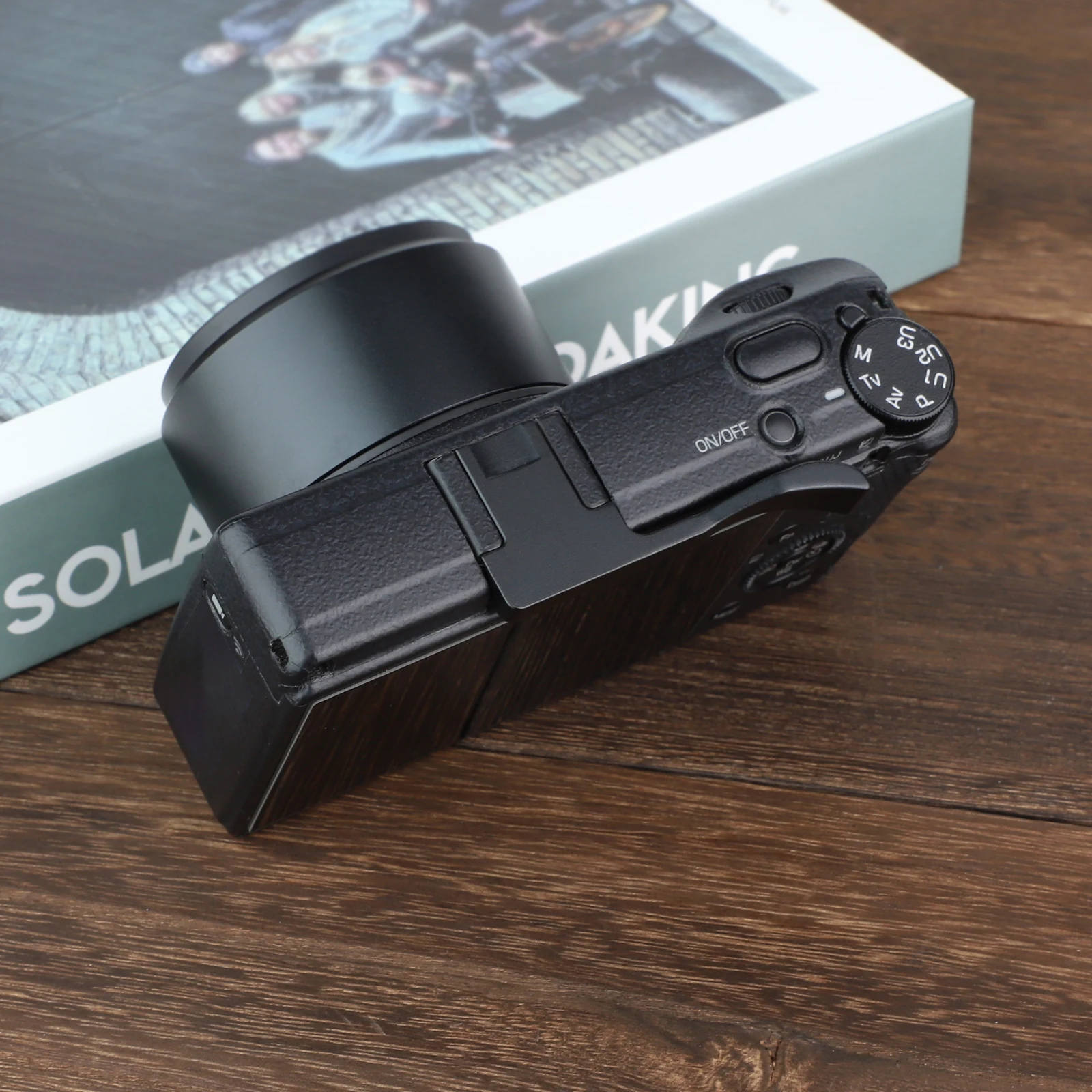 Haoge Metal Hot Shoe Thumb Rest for RICOH GR Series Black