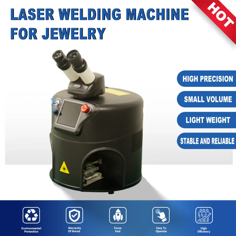 Desktop Jewelry Spot Laser Welder Mini Jewelry YAG Laser Welding Repair Machine for Gold Silver Jewelry