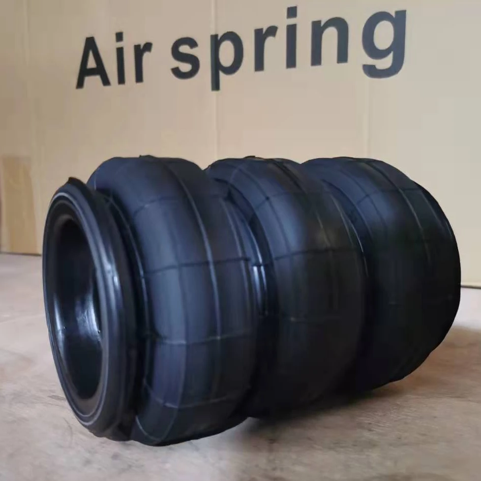 Rubber Triple Convoluted Air Spring Bag 3S2300 Diameter 125mm for Air Ride Suspension for Coilover air Spring STOCK