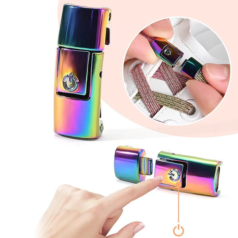 ไม่มี Tie รองเท้า Laces กดล็อค Shoelaces เพิร์ลสีสันแฟชั่นไม่มี TIES Elastic Laces รองเท้าผ้าใบเด็กผู้ใหญ่กว้างขึ้น