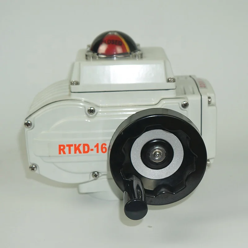 تشغيل/إيقاف نوع AC110V/220 فولت/380 فولت DC24V نصف كروية قمة صمام التحكم الكهربائي المحرك مع عقارب #1