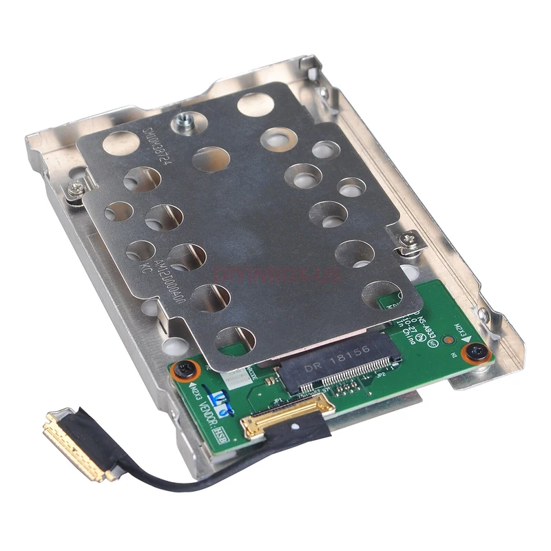 YY+New for  Lenovo ThinkPad T470 T480 SSD HDD NVMe M.2 Adapter Caddy 01AX994 W/ Cable