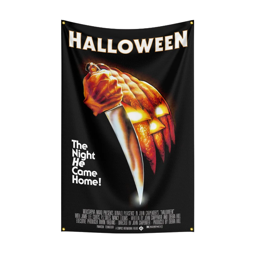 3x5 Ft Halloweens Flag Classic Horror Movie Flag Halloween Wall Hanging Banner Decor Movie Poster-m-Michael-Myers-The-ShapeS