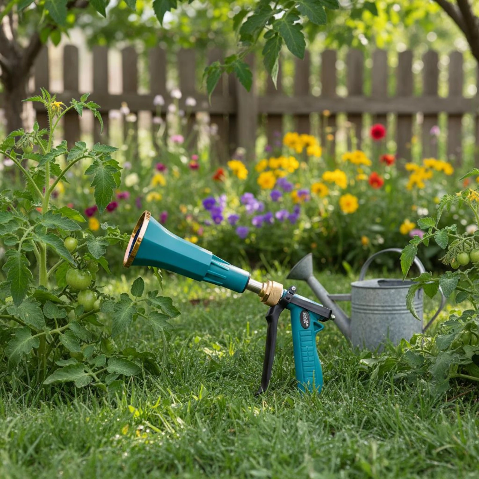 Orchard Spray Fine Mist High Pressure Spray Fog Nozzle Sprayer Heavy Duty Adjustable Sprayer Wand Easy to Use for Garden view 6