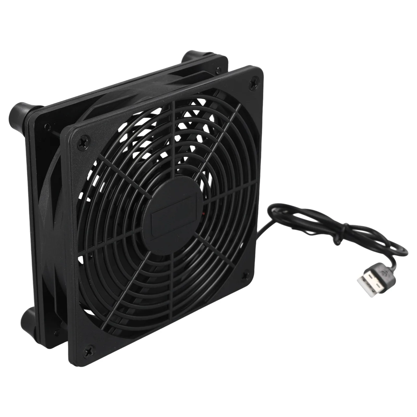 1 Set High Airflow Cooling Fan For Router Modem Receiver 120mm DC 5V USB Powered PC Router Fans With Switch Cable