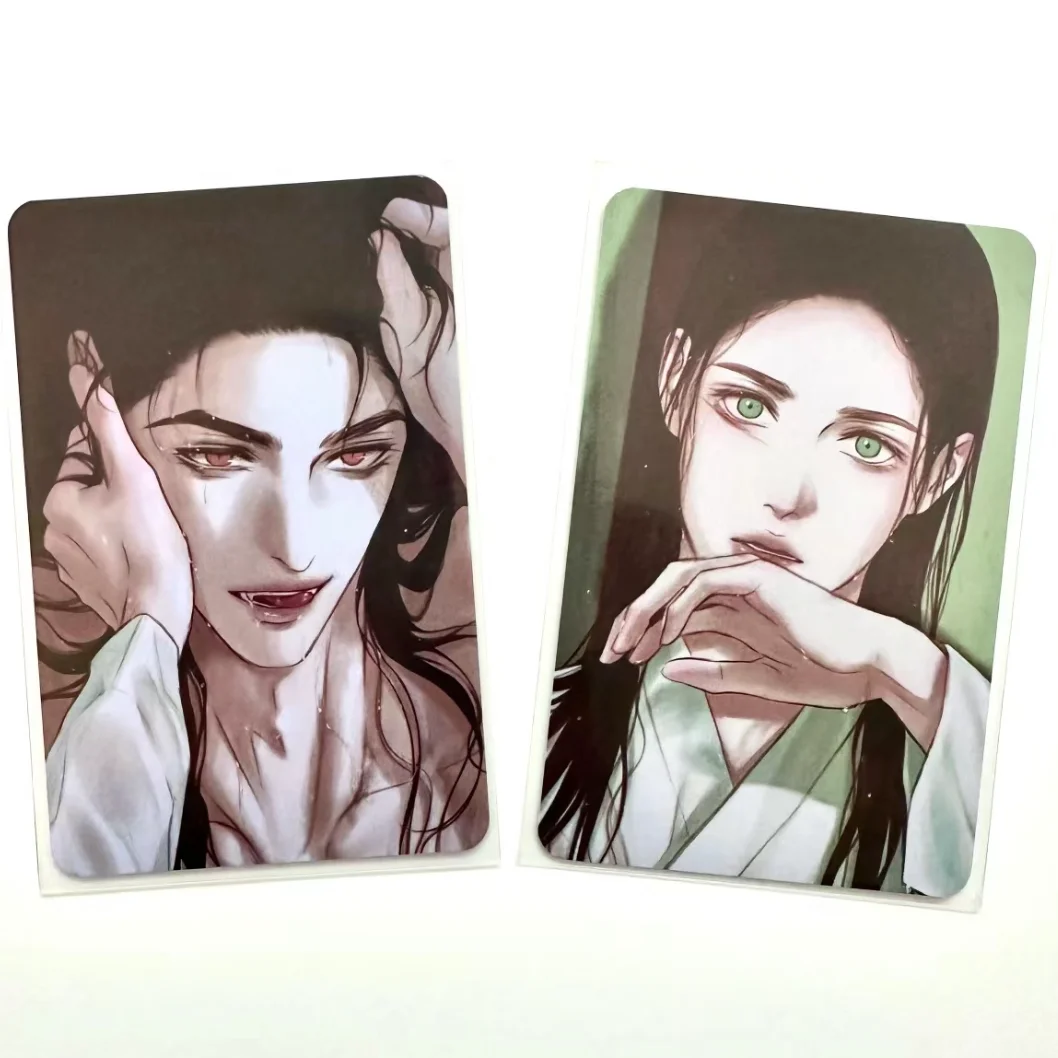 2024 Lezhin Comic Hot Korean BL Manhwa The Ghost\'s Nocturne/귀야곡 Couple Photo Card