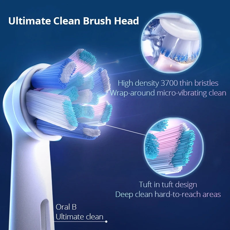 Oral-B iO Electric Toothbrush Heads Refill Gentle Clean Ultimate Clean Replacement Tooth Brush Heads for Oral B IO7 IO8 IO9