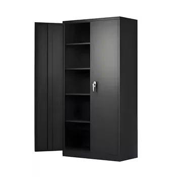 

Metal Garage Lockers Modern Metal File Cabinets Office Black Steel 2 Door Lockers