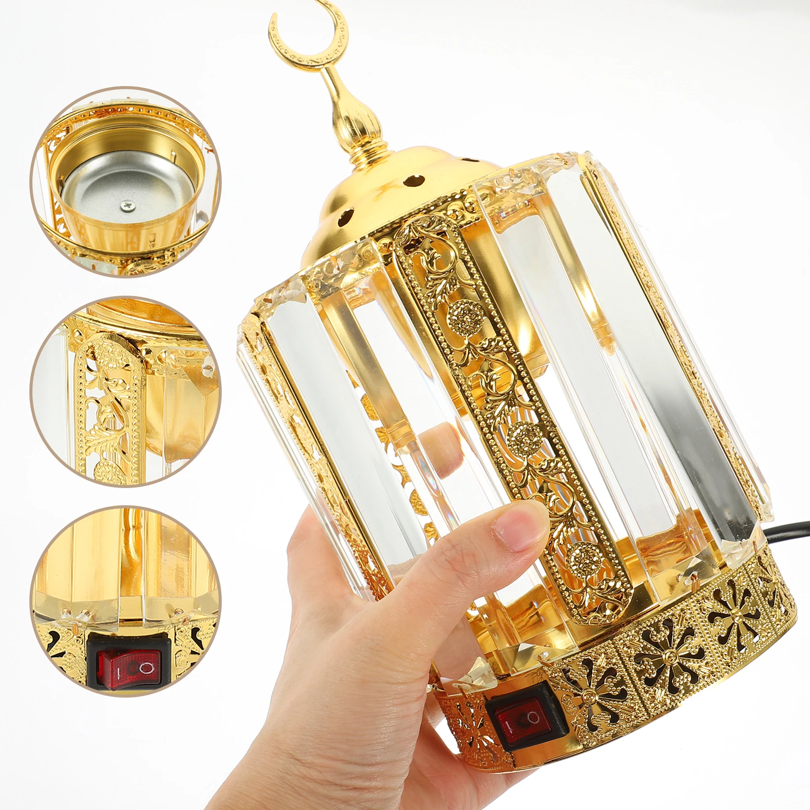 

Plug-in Incense Burner Decorative Censer Household Sauna Decoration Bakhoor Electric Iron