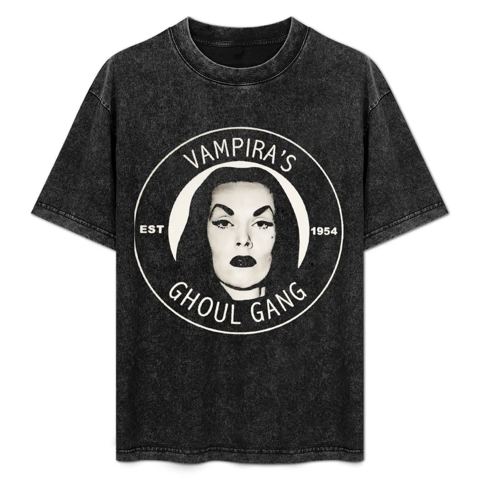 

Vampira&x27;s Ghoul Gang T-Shirt Graphic Print Short Sleeve T-Shirt