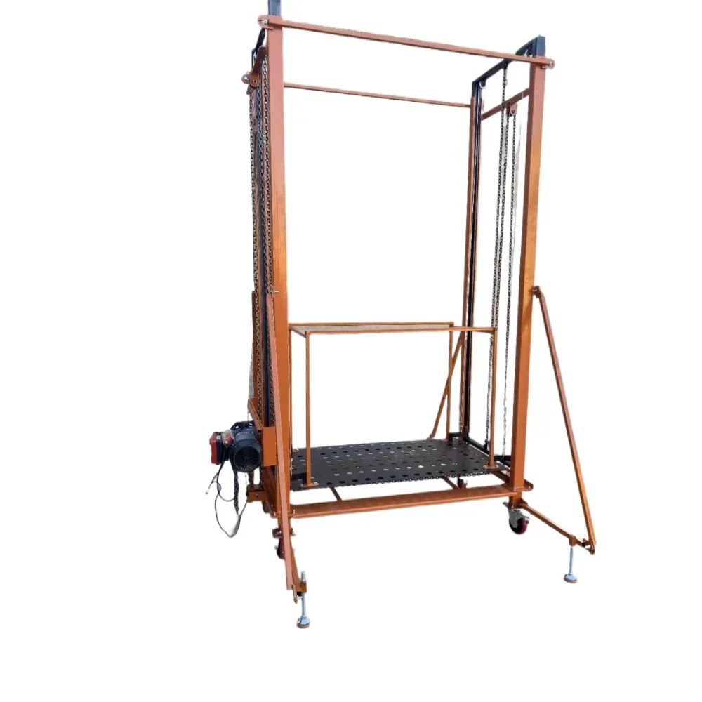

Electric scaffolding mobile multifunctional folding remote control lifting platform