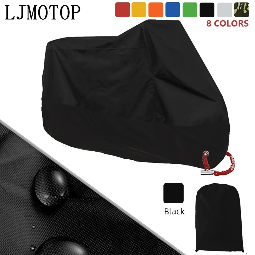 Motorcycle cover waterproof rain cover outdoor UV protection For Honda CRF 1000L 20M 250L XR230 250 400 125 SL230 CRF150R