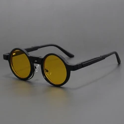 New Steampunk Round Personalized Sunglasses Hip-hop Trendy Sunglasses Fashionable Men's and Women's Sunglasses