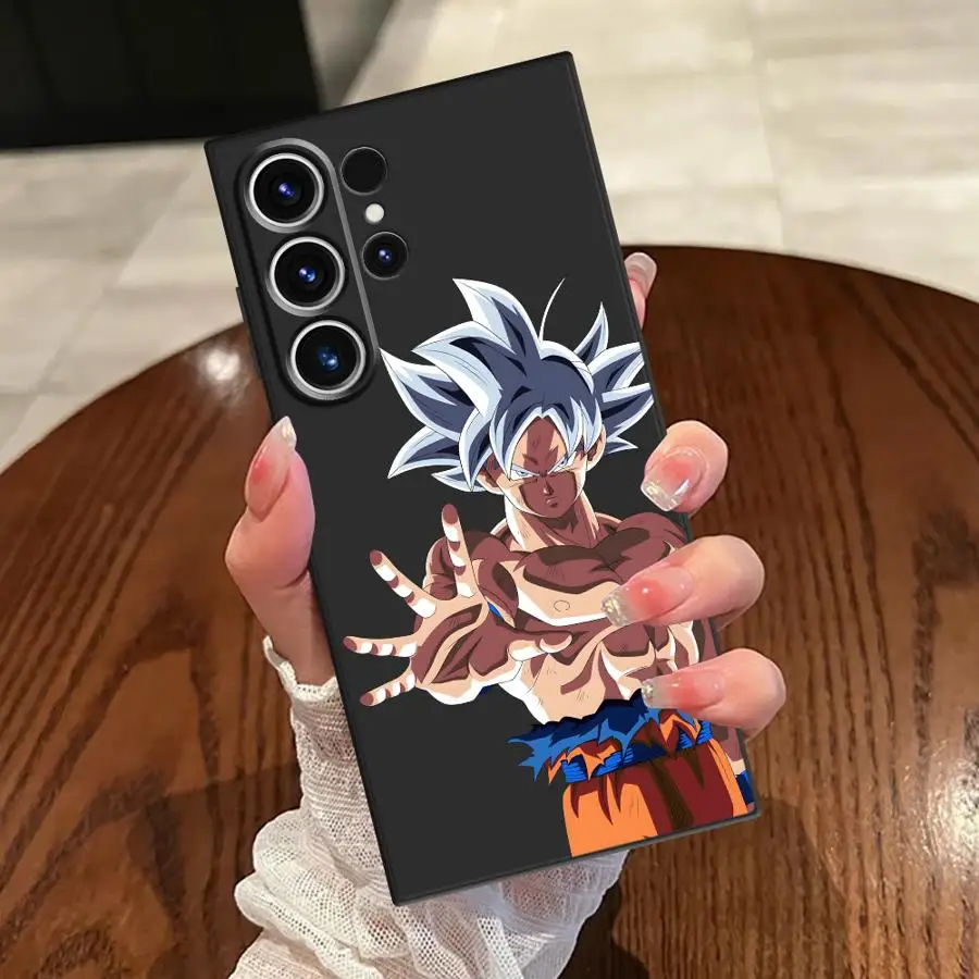 Funda Dragon Ball Zamasu Son Goku para Samsung Galaxy Note S9 9 8 20 Ultra S10 10 Plus S8 funda de teléfono suave negra