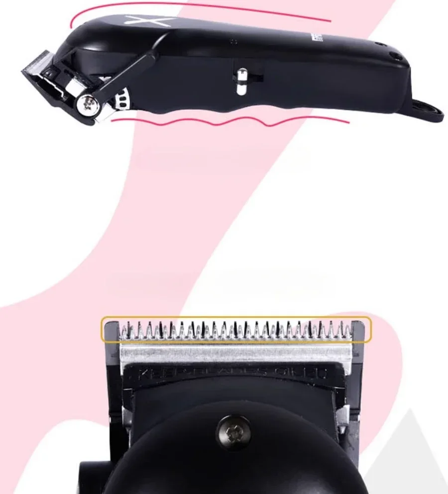 MRD Clipper Professional Cordless Barber Hair Tools Collection with Super-Torque Motor - Hair Clippers and Trimmers