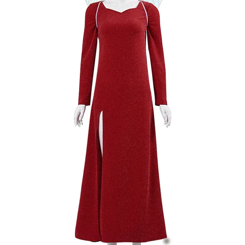 Shrek the Monster Fairy Godmother Cosplay Dress Long Dress Halloween Fairy Wings stage show set