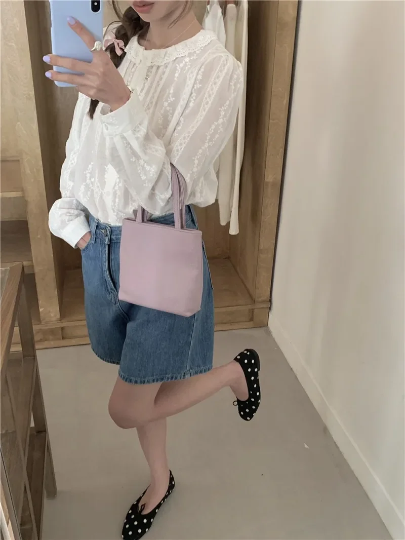 Summer Women Blouse Spring Shirt Female Woman Blouse Maxi Blusas Chiffon Casual Elegant Vintage Long Sleeve Oversize Loose White