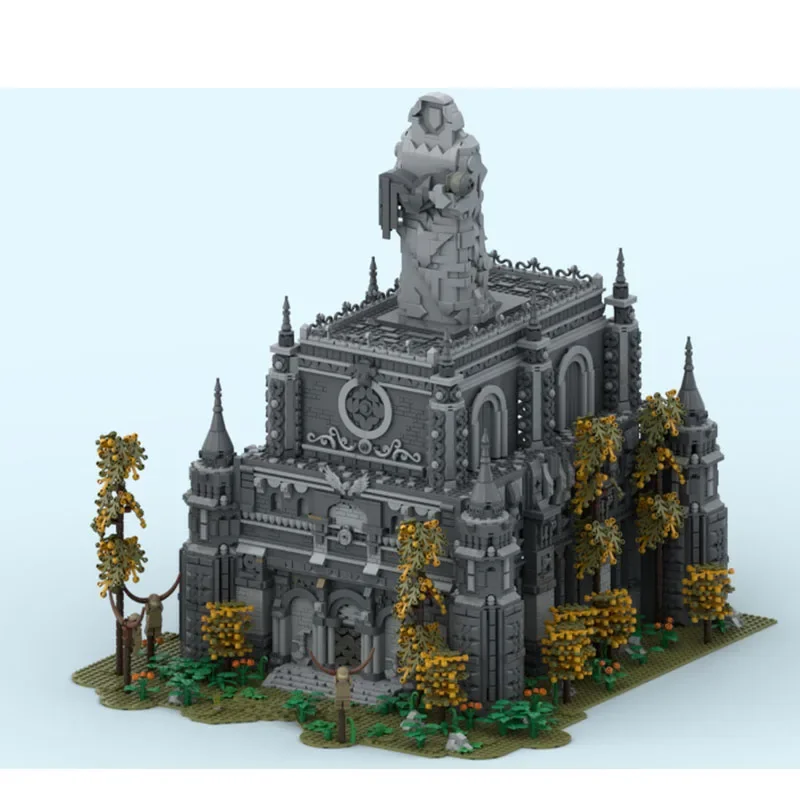 MOC-146619 Eldon Ring Tomb of Heroes Medieval Building Model 7403PCS Building Blocks Adult Toys DIY Birthday Present Christmas