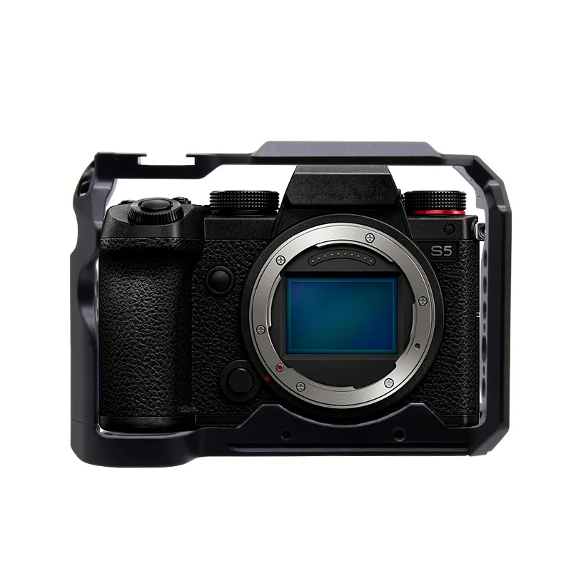 لباناسونيك لوميكس S5 قفص تلاعب الناتو السكك الحديدية Arca لوحة السويسرية مع مقبض