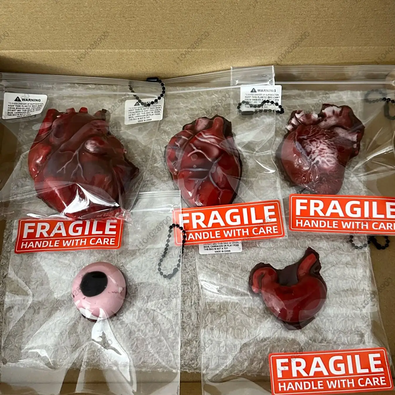 Innere Organe Taba Squishy Horror Thema Halloween Gehirn Herz Lunge Leber Niere Silikon Squeeze Mochi Spielzeug Stress Release Spielzeug