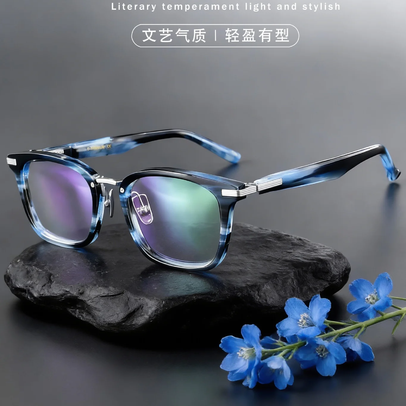 2026 New World Fashion High end Material Acetate Women's Glasses Frame Casual Personalized Retro Decoration Men's Luxury Glasses