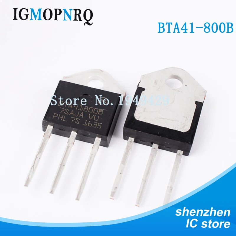 10 sztuk BTA41-800B BTA41800B BTA41-800 BTA41 triaki 40 A 800 V TO-3P nowość