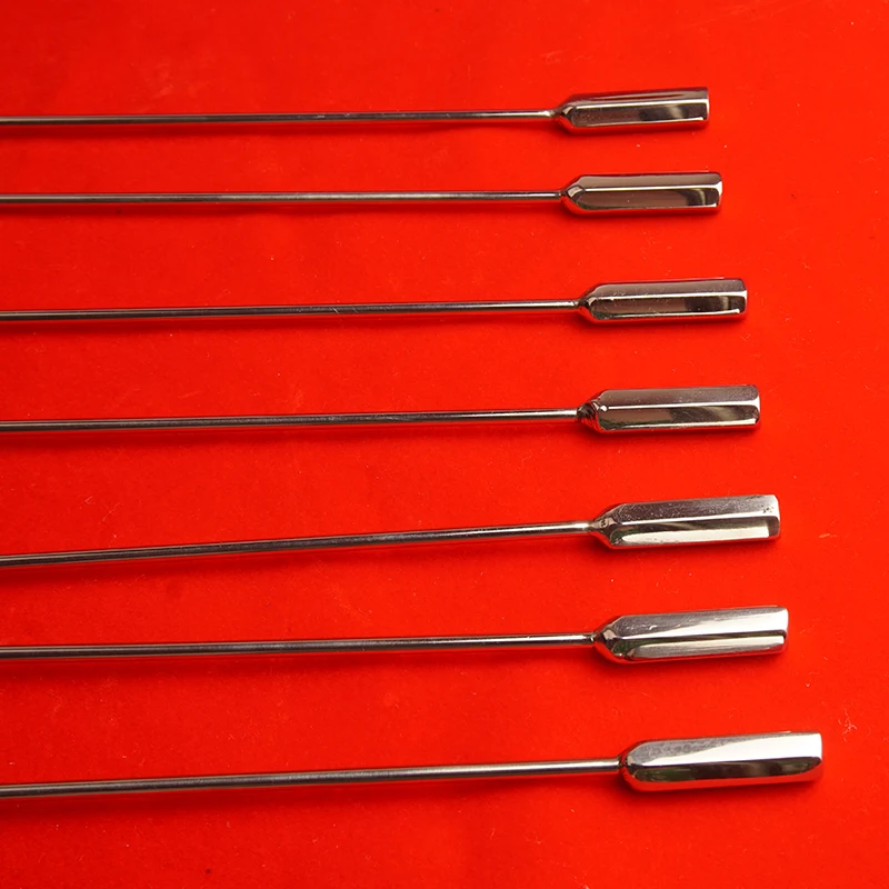 Stainless Steel Urethral Sound,Bullet Shaped Tip Penis Sounding Plug,Metal Urethra Dilator Masturbation Sounding,Penisplug