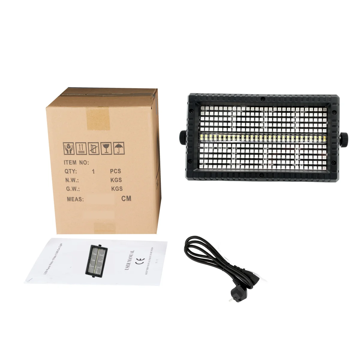60W Mni LED Strobe RGBW 4in1 8 Zone &White 8000K 4 Zone DMX Super Bright Dj Wash Bar Strobe Stage Lighting Effects