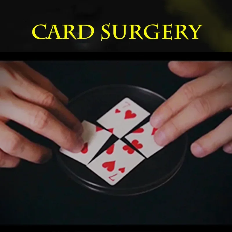 Card Surgery by Tenyo Magic Tricks Cut-up Playing Card Restoration Magician Close Up Street Illusions Gimmicks Mentalism Props