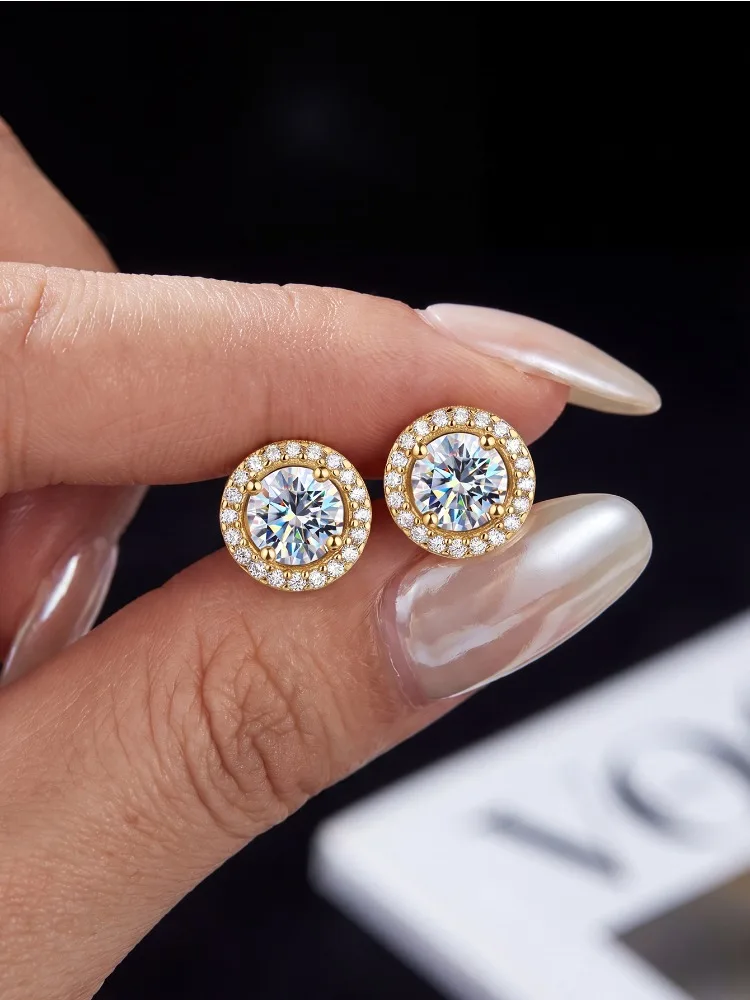 Thumbnail 2 - #87 Latest Moissanite Stud Earrings Offers