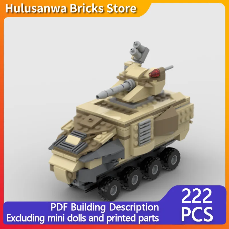 

Военная модель IFV-Armadillo MOC, строительные кирпичи, военное оборудование, модульные технологии, подарки, праздник, сборка, детские игрушки, костюм