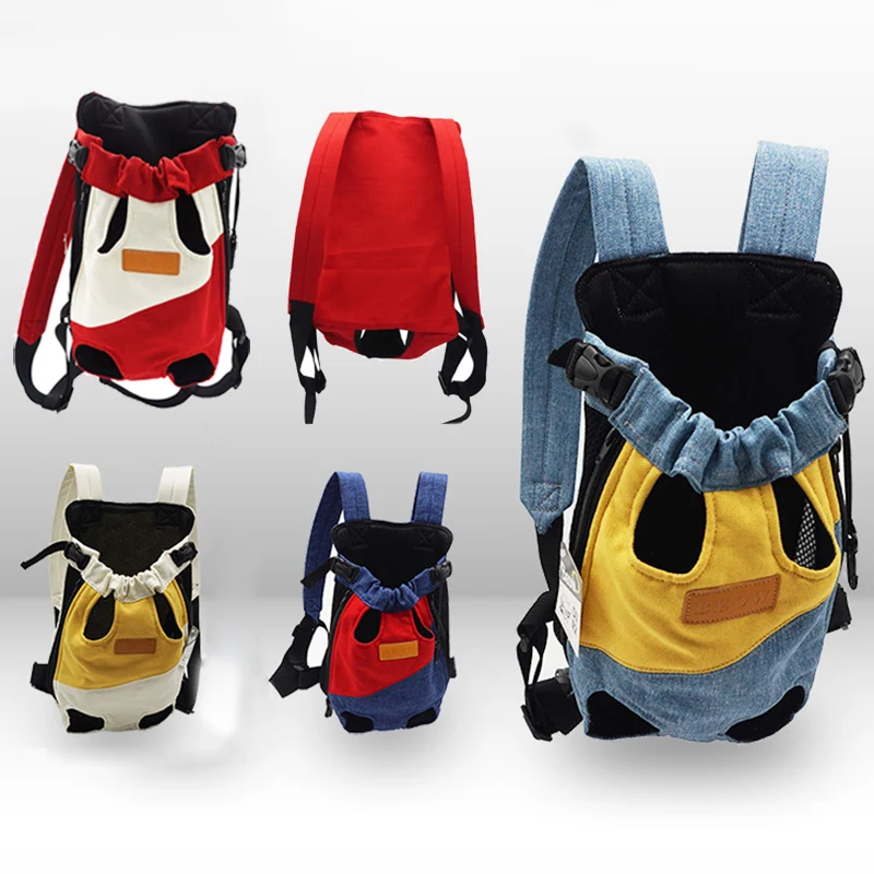 Denim Breathable Pet Carrier Bag for Small Dogs Cats Travel Puppy Dog Cat Backpack Yorkshire Shih Tzu mascotas Carrying Supplies