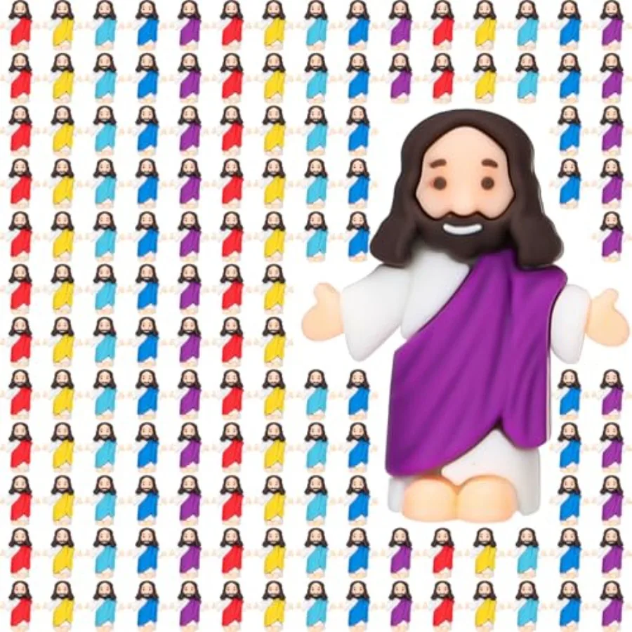 

Pcs Little Jesus Figures Baby Mini Jesus Figurines Bulk to Hide and Seek Tiny Miniature Christ Savior Figurine Toys Religious G