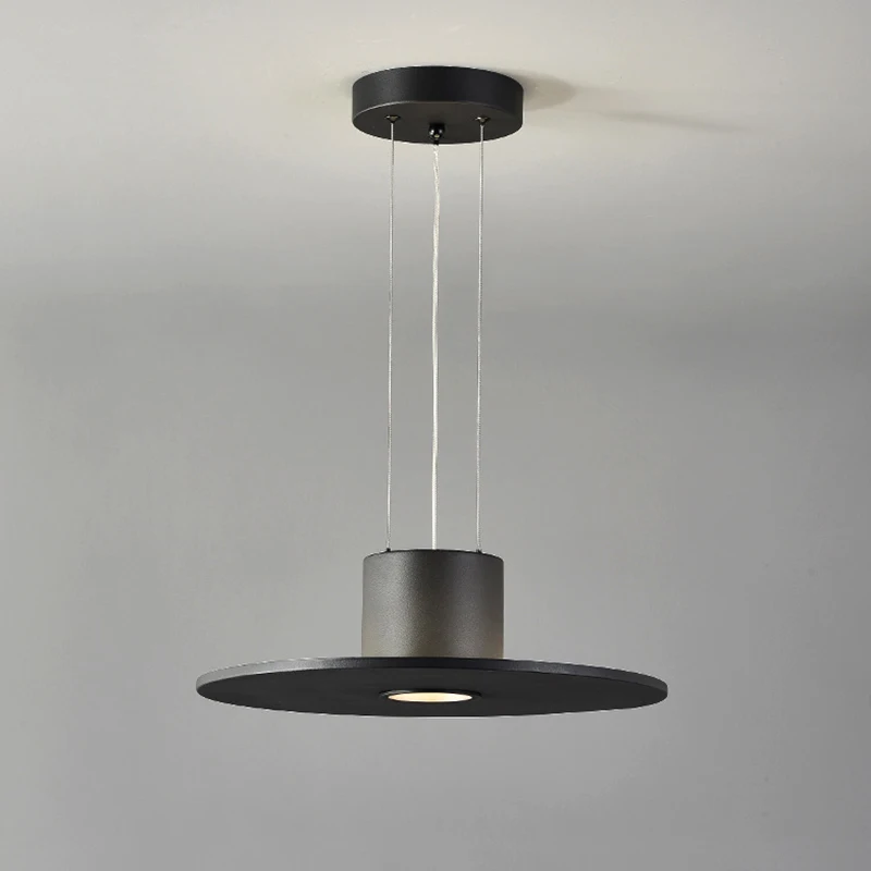 

Creative flying saucer chandelier, LED modern, minimalist, personalized study, bedroom, bedside, retro hotel bar chandelier