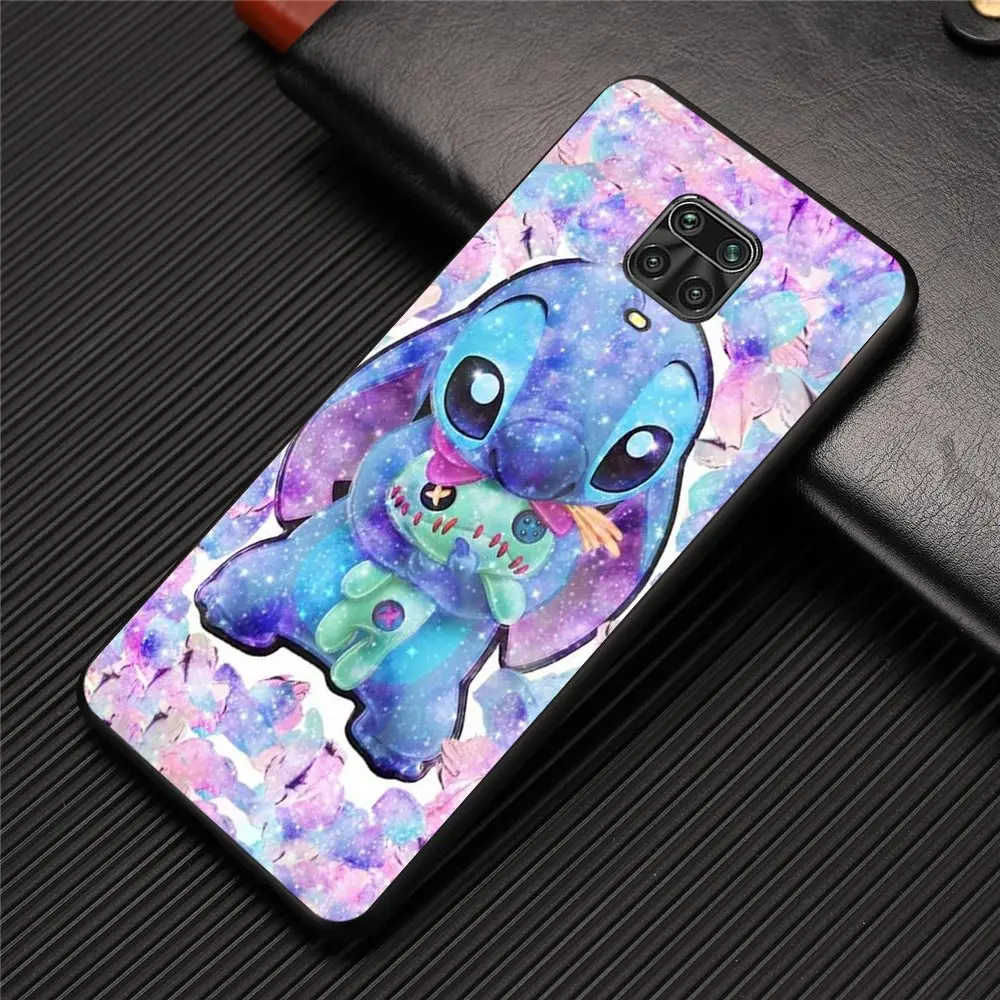 Cartoon Bling Rainbow Stitch For Xiaomi Redmi Note 13 12 11 9 8 10 Pro Max 9T 9S 10Lite Case for REDMI 9 8 9C 9A 8A Cover