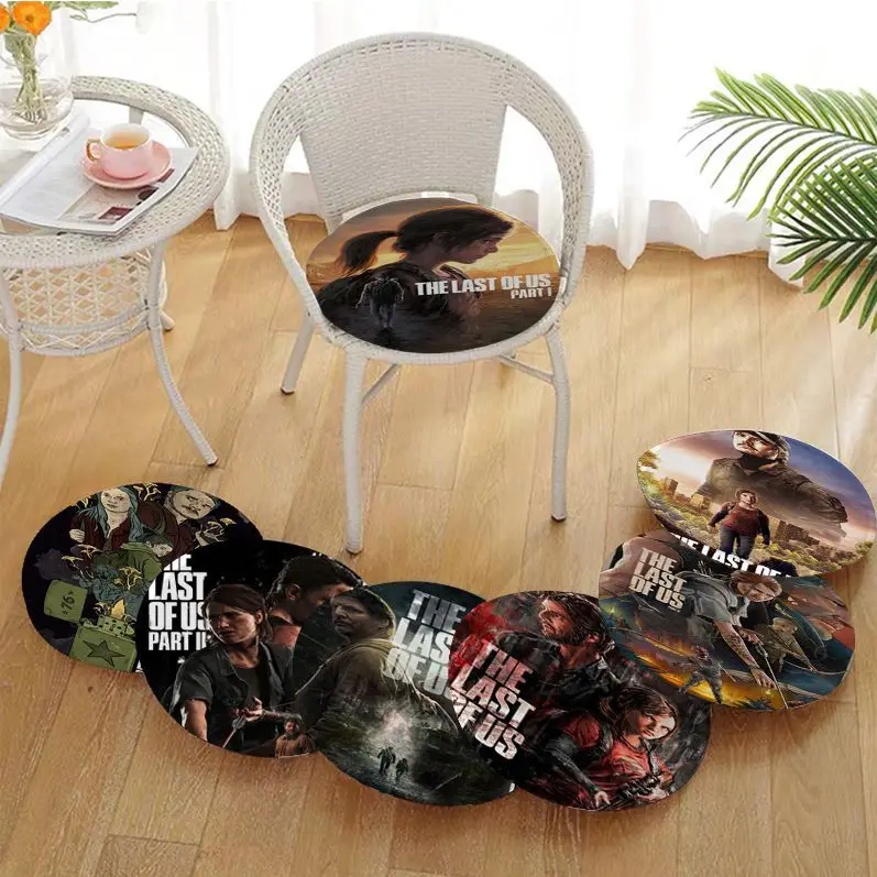 

2022 Horror Film Pearl Round Stool Pad Patio Home Kitchen Office Chair Seat Cushion Pads Sofa Seat 40x40cm Buttocks Pad